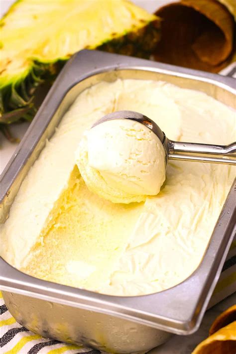 Pineapple Coconut Ice Cream Vegan Theveglife