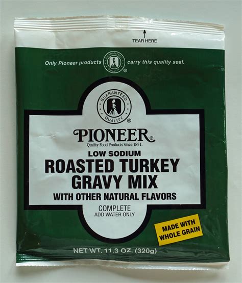 Pioneer Low Sodium Roasted Turkey Gravy Mix 11 3 Oz Pack 6 Per Case Walmart Com Pioneer Low Sodium Roasted Turkey Gravy Mix 11 3 Oz Pack 6 Per Case Walmart Com