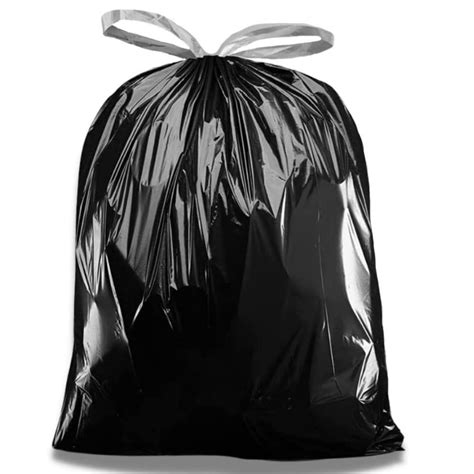 Plasticplace 33 Gallons Black Plastic Kitchen Drawstring Trash Bag 100 Plasticplace 33 Gallons Black Plastic Kitchen Drawstring Trash Bag 100