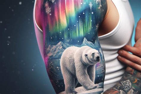 Polar Bear On Ice Tattoo Design Tattoos Wizard Designs