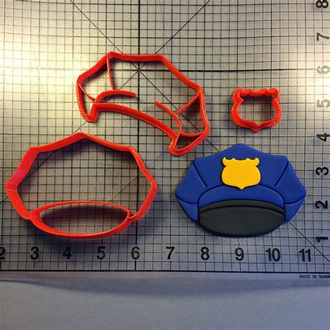 Police Hat 101 Cookie Cutter Set 2 Inches Free Image Download