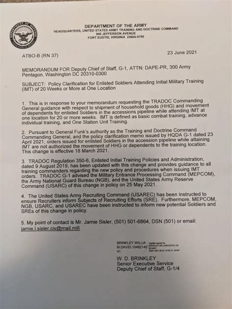 Policy Changes About Ait Family Pcs R Army Policy Changes About Ait Family Pcs R Army