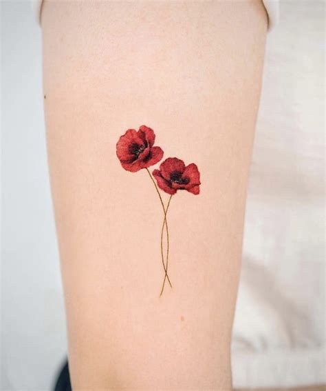 Poppy Flower Tattoo Meanings 30 Design Ideas Artofit