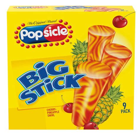 Popsicle Ice Pops Big Stick 9 Ct Delivery Or Pickup Near Me Instacart