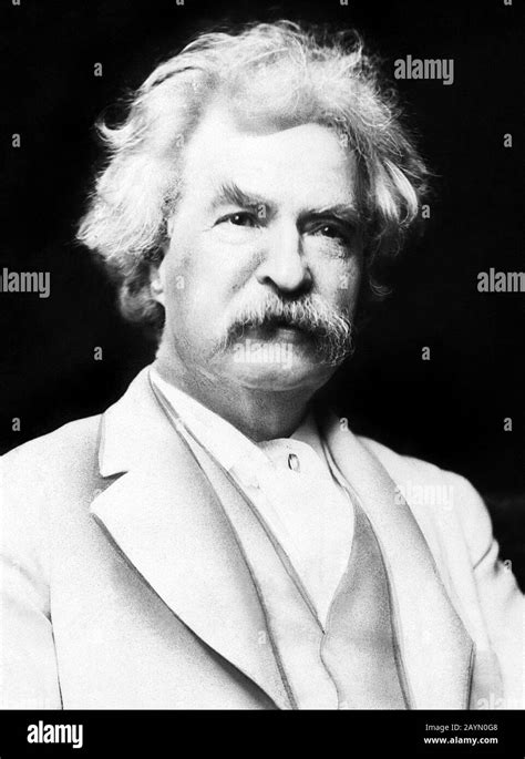 Portrait Of Samuel Langhorne Clemens Better Known As Mark Twain A