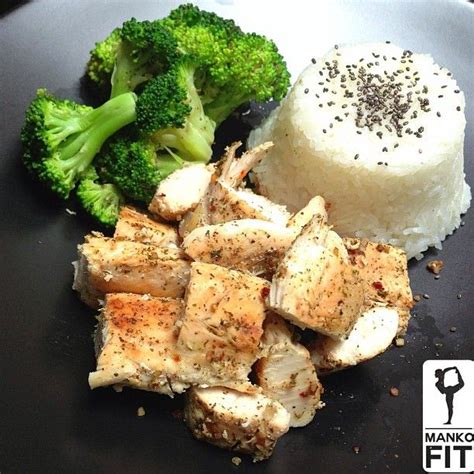 Post Workout Meal 1 2 Cup White Rice With 1Tsp Chia Seeds 6Oz