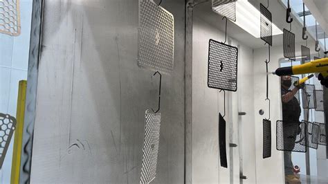 Powder Coating Paint Line Accurate Perforating