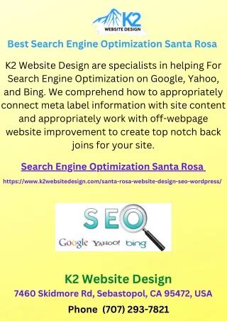 Ppt Best Search Engine Optimization Santa Rosa Powerpoint