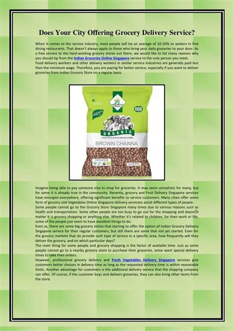 Ppt Does Your City Offering Grocery Delivery Service Powerpoint