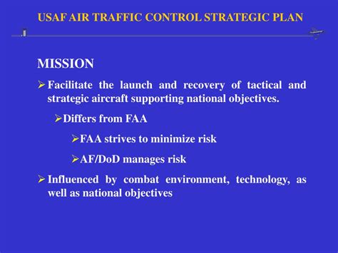 Ppt Usaf Air Traffic Control Strategic Plan Powerpoint Presentation
