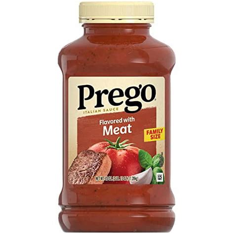 Prego Flavored With Meat Pasta Sauce 67 Oz Pavilions