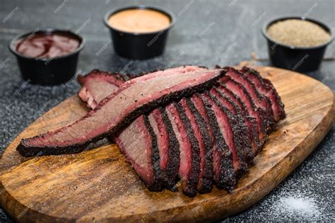 Premium Photo Beef Brisket Platter Steak Meat Sliced Isolated On Premium Photo Beef Brisket Platter Steak Meat Sliced Isolated On