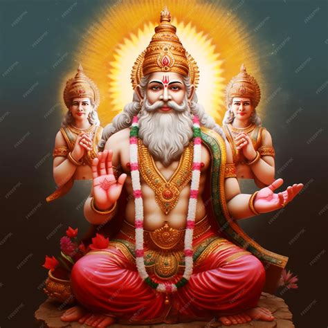 Premium Photo Hindu Lord Brahma