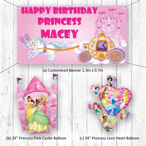 Princess Balloon Party Package Party Wholesale Singapore Hobbies