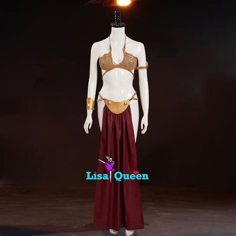 Princess Leia Slave Costume Cosplay Halloween Princess Leia Sexy Bikini Costume Ebay