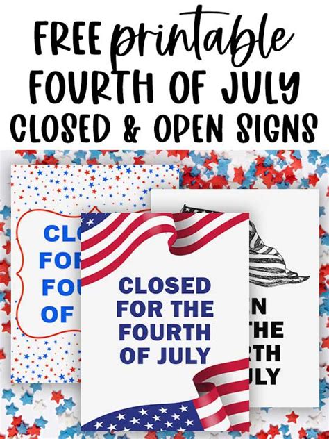 Printable Closed For 4Th Of July Sign Template Example Custom 2 Mom Envy Printable Closed For 4Th Of July Sign Template Example Custom 2 Mom Envy