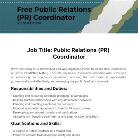 Public Relations Coordinator Linkedin.com
