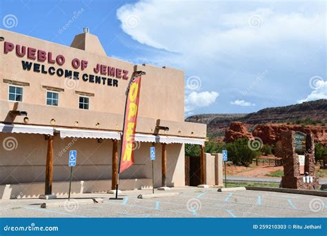 Pueblo Of Jemez Welcome Center In Jemez Pueblo New Mexico Editorial