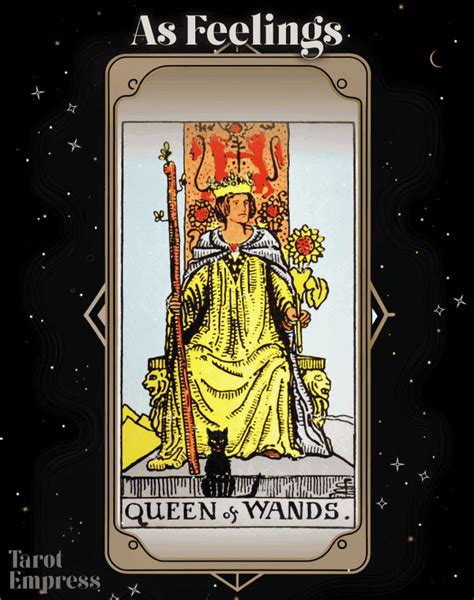 Queen of Wands as Feelings: Divine Insight