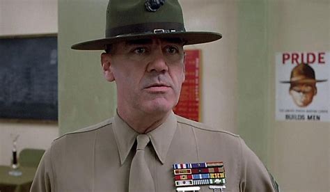 R Lee Ermey Who Created Indelible Full Metal Jacket Drill Sergeant