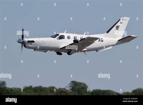 Raf Fairford Uk 19 July 2024 French Air Force Socata Tbm 700 Taking