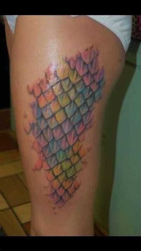 Rainbow Fish Scales Fish Scale Tattoo Scale Tattoo Tattoo Designs