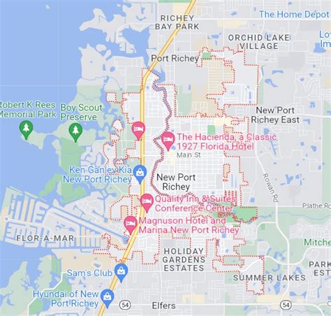Random Addresses In New Port Richey Florida United States Zip Code 5 Plus 4