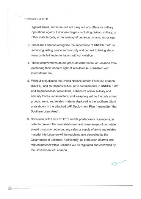 Read The Cease Fire Agreement The New York Times Read The Cease Fire Agreement The New York Times