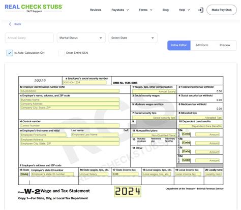 Real Check Stubs Announces New W 2 Generator And Expanded Paystub Templates