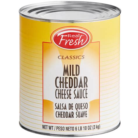 Real Fresh Mild Cheddar Nacho Cheese Sauce 10 Can