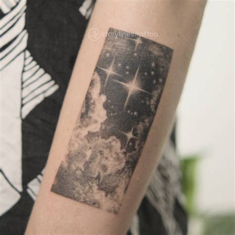 Realistic Sky Tattoo