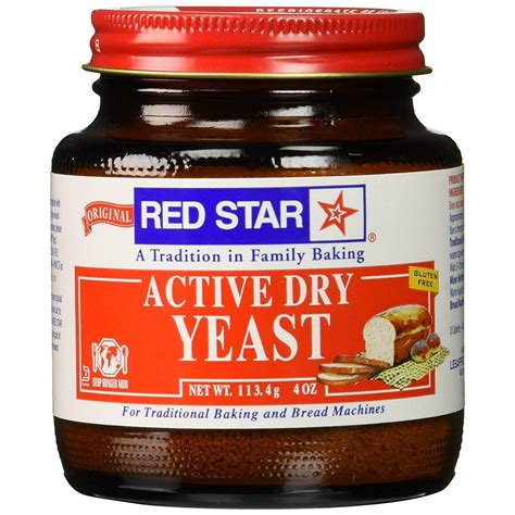 Red Star Fast Acting Active Dry Yeast For Bread Machine 4 Oz Packet Walmart Com