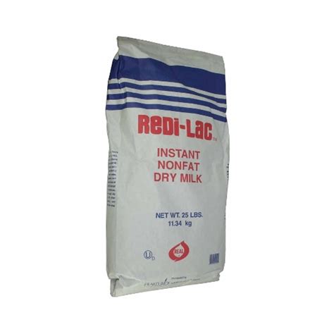 Redi Lac Ryt Way Instant Non Fat Dry Milk Crystals 25 Pound