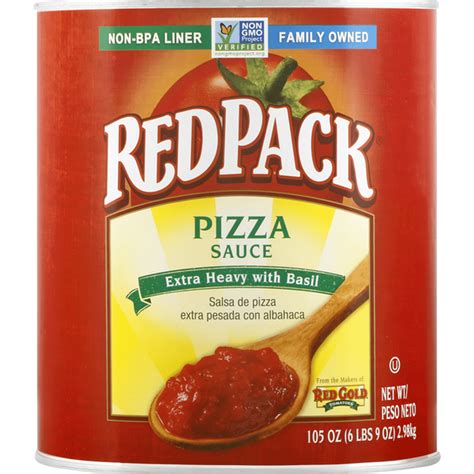 Redpack Pizza Sauce Extra Heavy With Basil 105 Oz Delivery Or Pickup