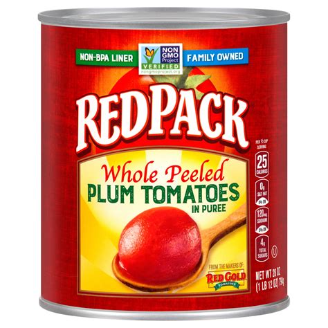 Redpack Whole Peeled Tomatoes In Puree 6 Lb Can Delivery Or Pickup Restaurant Depot