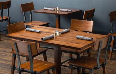 Restaurant Dining Table Commercial Grade Table Set For Restaurants
