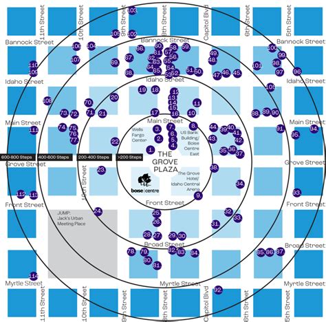 Restaurant Map Visit Boise