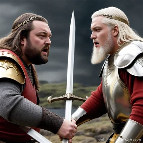 Rhaegar Targaryen Contra Robert Baratheon Robert Baratheon Universo