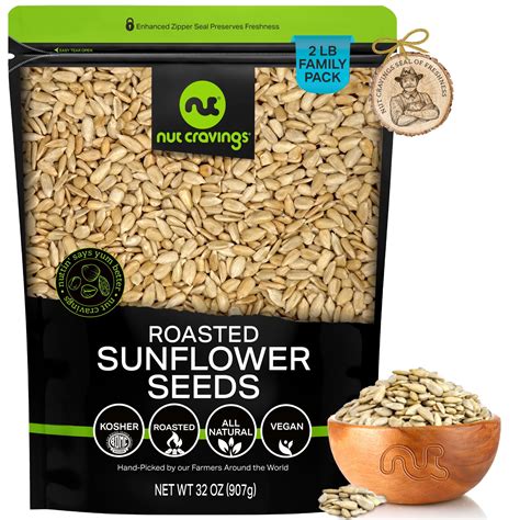 Roasted Sunflower Seeds Unsalted Roasted Sunflower Kernels