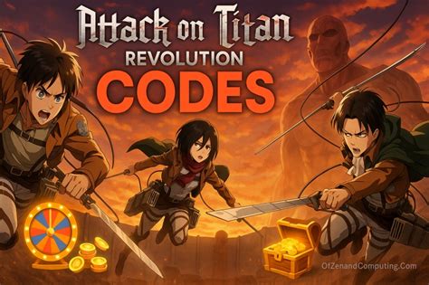 Roblox Attack On Titan: Unlock Exclusive Revolution Codes For Ultimate Rewards