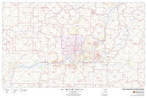 Rock Island Co Il Zip Code Map Find Zip Codes In Illinois