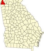 Rock Spring Topo Map Ga Walker County Nickajack Gap Area