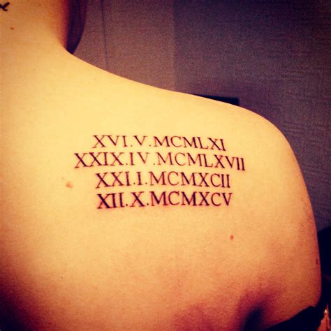 Roman Numeral Birthday Translation