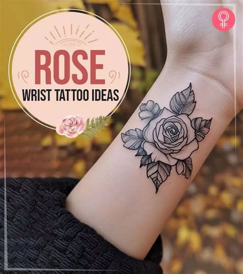 Rose Tattoo On Wrist
