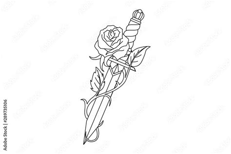 Roses And Daggers Are Always A Good Idea Here S A Black And Grey One Prairierosetattoo Rose Rosetattoo Dagger Daggertattoo Roseanddagger Roseanddaggertattoo Prairierosetattoo Lewisville Lewisvilletexas Lewisvilletattoos