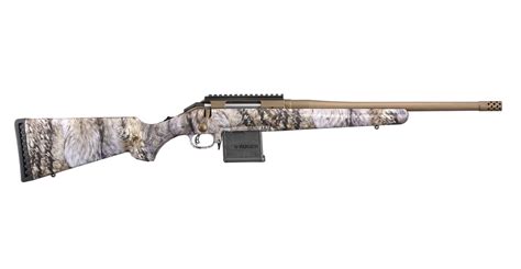 Ruger American Ranch 204 Ruger Bolt Action Rifle With Yote Camo Stock