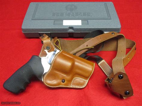 Ruger Super Redhawk Alaskan 44 Magnum W Leather Holster Box