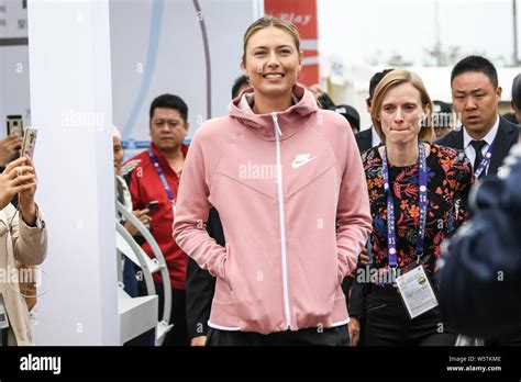 Russian Tennis Player Maria Sharapova Attends A Signing Event Before