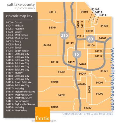 Salt Lake Zip Code Map Saltyhomes Com