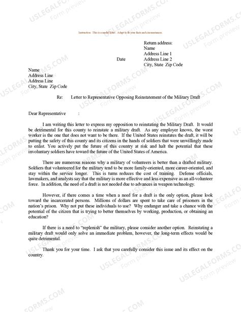 Sample Letters For Military Discharge Upgrade Us Legal Forms